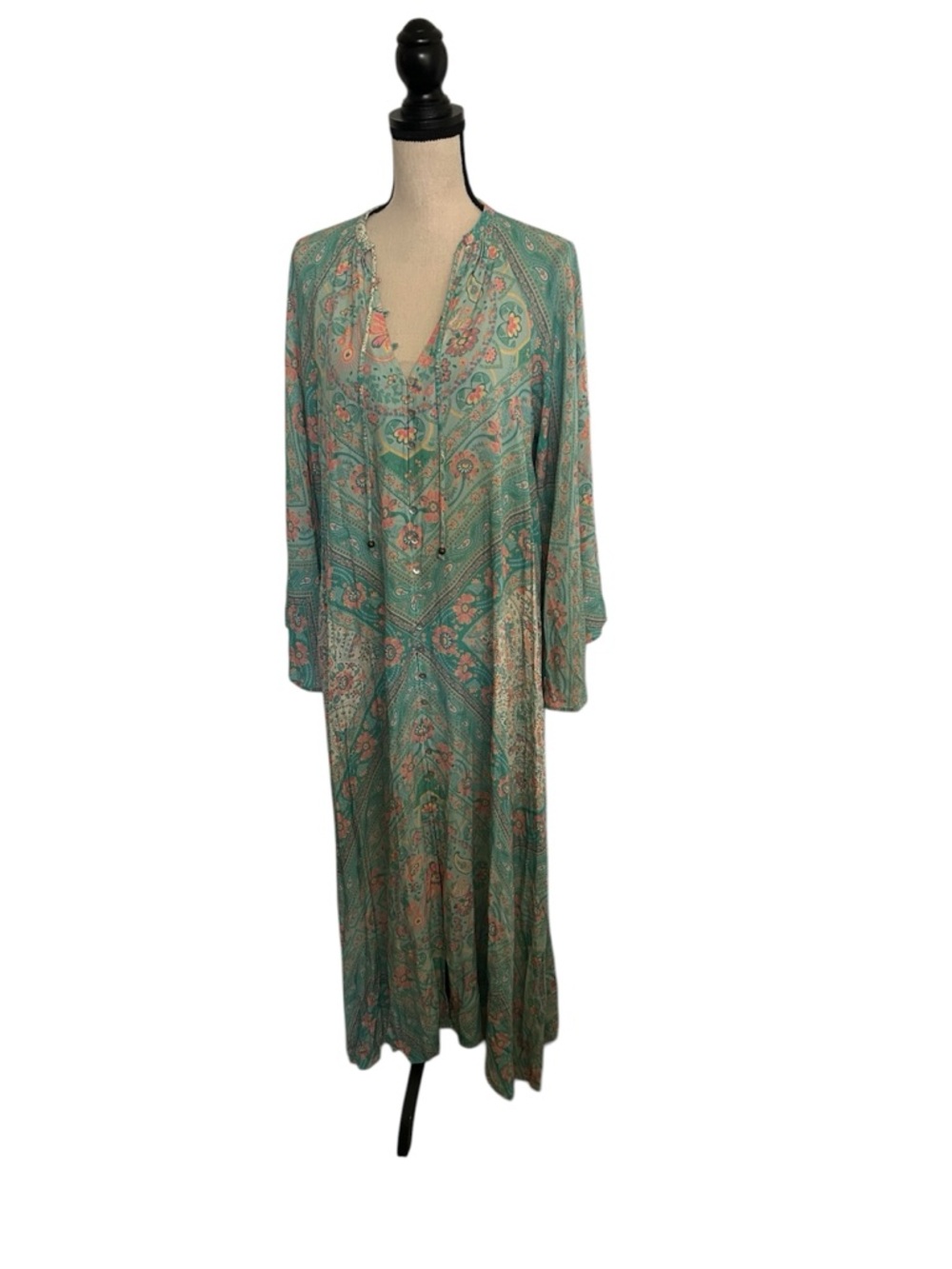 Spell & The Gypsy Collective Farrah Half Moon Gown and/or Maxi Duster Dress - Picture 4 of 12